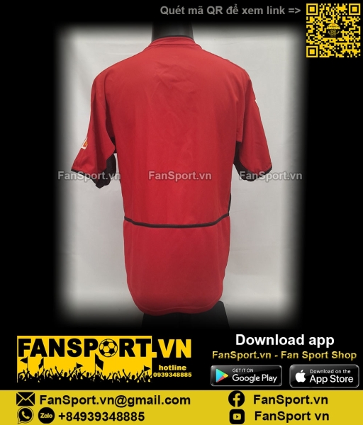 Áo Manchester United Community Shield 2003 home shirt 2002 2004 184947