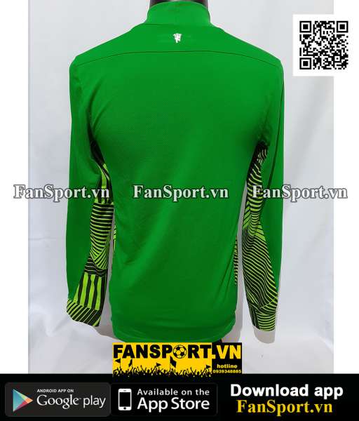 Áo thủ môn Manchester United 2011-2012 home goalkeeper green 423938