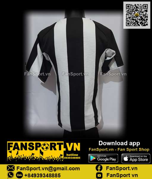 Áo đấu Juventus 2004-2005 home shirt jersey black white 191572 Nike