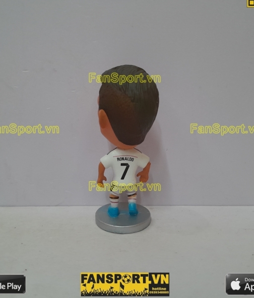 Tượng Cristiano Ronaldo 7 Real Madrid 2014-2015 home white kodoto