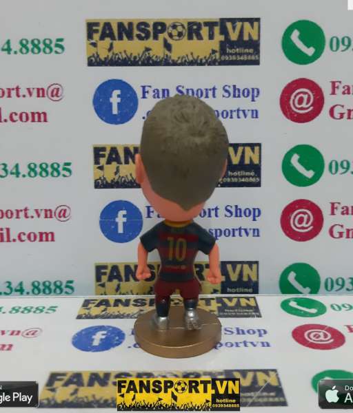 Tượng Lionel Messi 10 Barcelona 2015-2016 home red blue scoccerwe