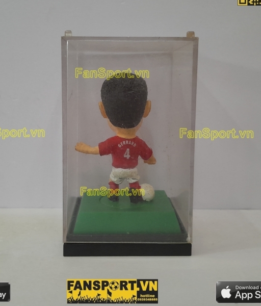 Tượng Steven Gerrard 4 England 2002-2003-2004 away red pocket sport