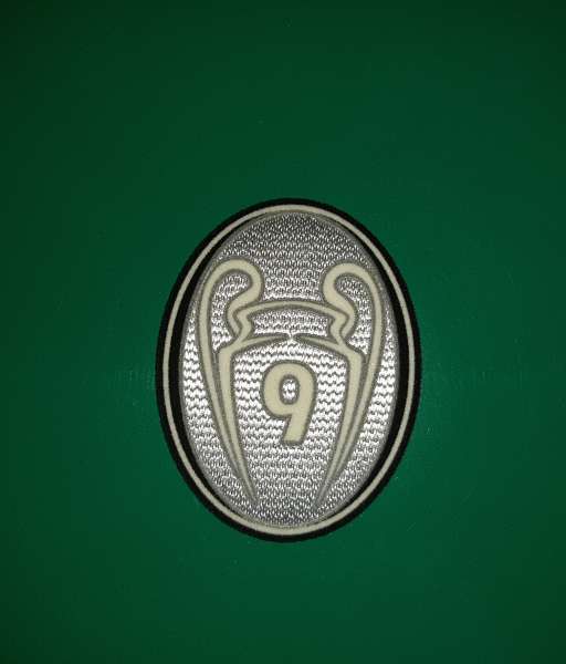 Patch Champion League time trophy 9 grey 2012-2013 Real Madrid badge
