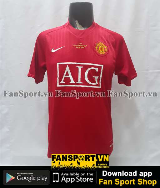 Áo Manchester United FIFA Club World Cup 2008 home shirt jersey 2009
