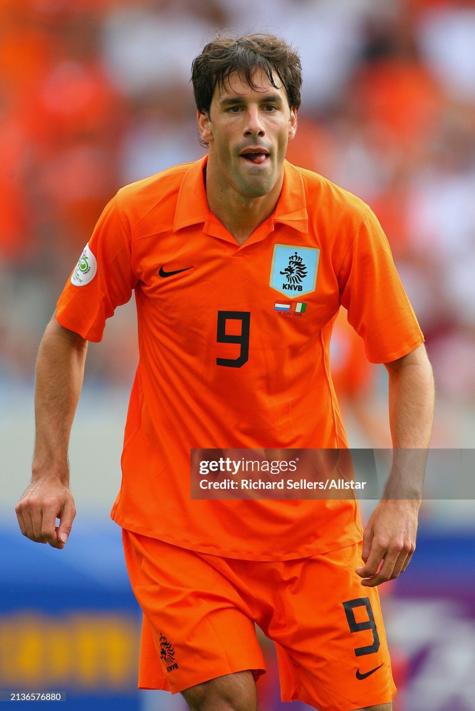 Áo Nistelrooy 9 Netherlands 2006 2007 2008 home shirt Hollands 119324