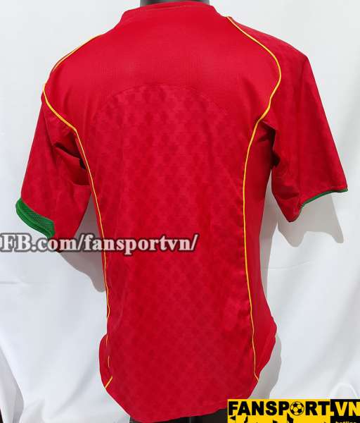 Áo đấu Portugal 2004-2005-2006 home shirt jersey red