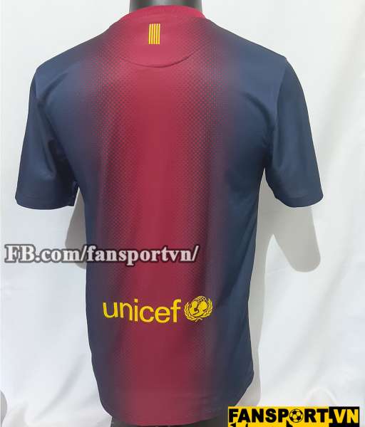 Áo đấu Barcelona 2012-2013 home shirt jersey red blue