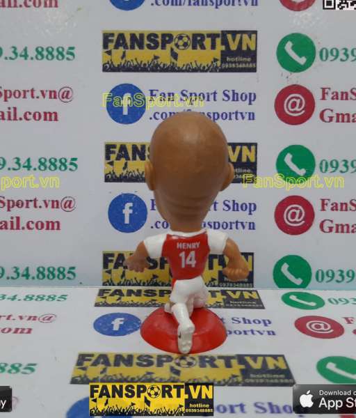 Tượng Thierry Henry 14 Arsenal 2002-2003-2004 home pocket sport kodoto