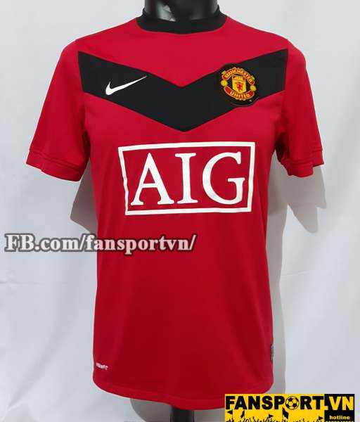 Áo đấu Manchester United 2009-2010 home shirt jersey red