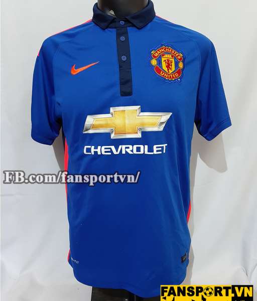 Áo đấu Manchester United 2014-2015 third shirt jersey blue