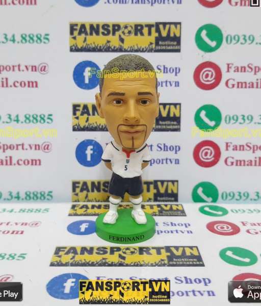 Tượng Rio Ferdinand England 2003-2004-2005 home fan favorites FF090