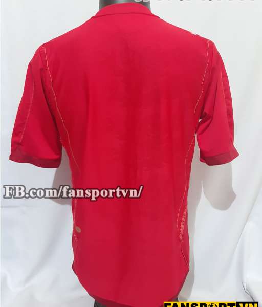 Áo đấu England 2006-2007-2008 away shirt jersey red
