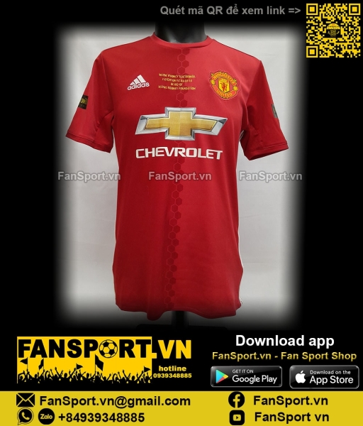 Áo testimonial Rooney 10 Manchester United 2016 shirt jersey AI6720