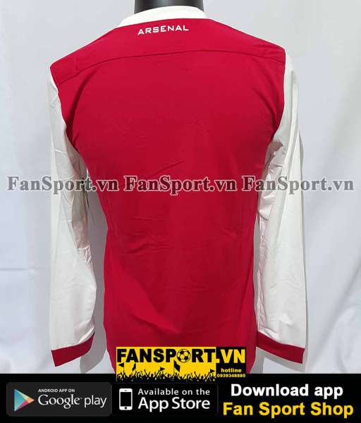 Áo đấu Arsenal 2010-2011 home shirt jersey red long sleeves