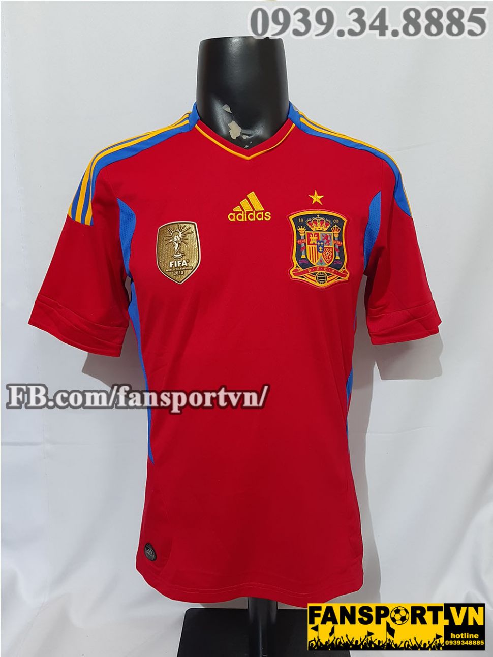 Áo đấu Spain 2011-2012 home shirt jersey red
