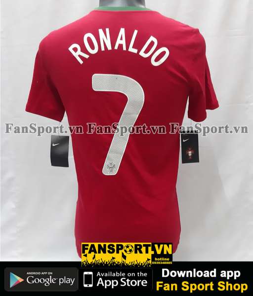Áo Ronaldo 7 Portugal 2012-2013-2014 home shirt jersey red T-shirt