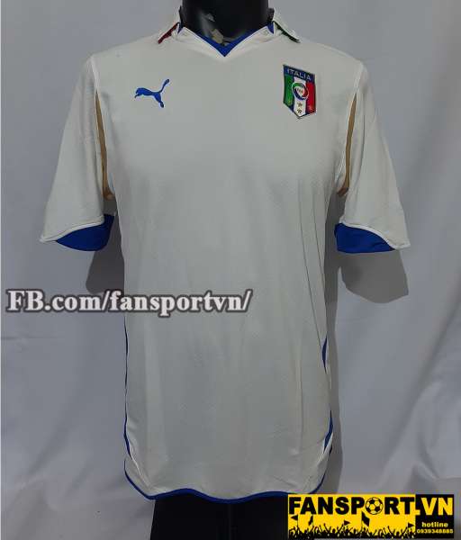 Áo đấu Italy 2010-2011 away shirt jersey white
