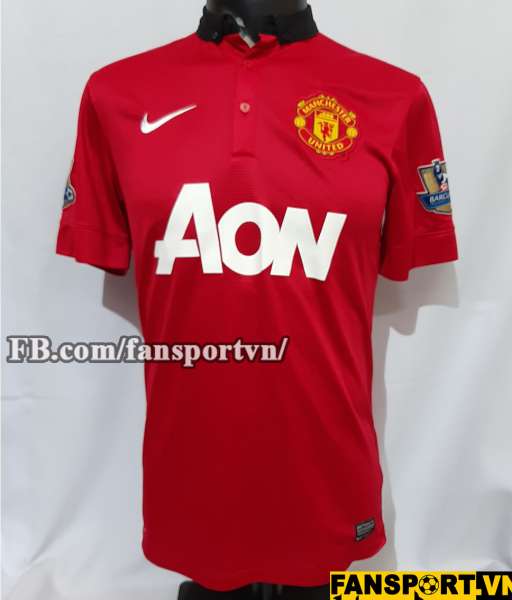 Áo đấu Mata #8 Manchester United 2013-2014 home shirt jersey red