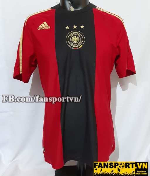 Áo đấu Germany 2008-2009 away shirt jersey red Euro
