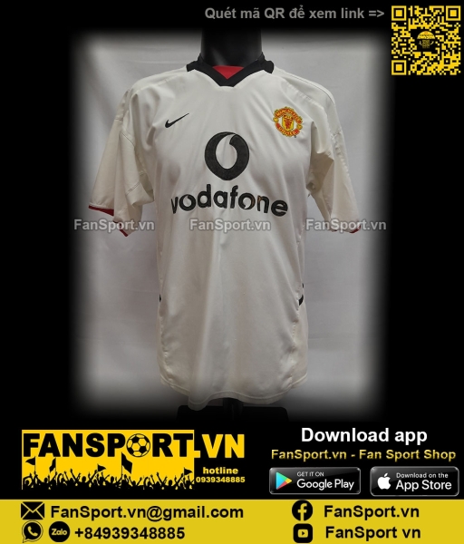 Áo Beckham 7 Manchester United 2002-2003 away shirt jersey 184951 Nike