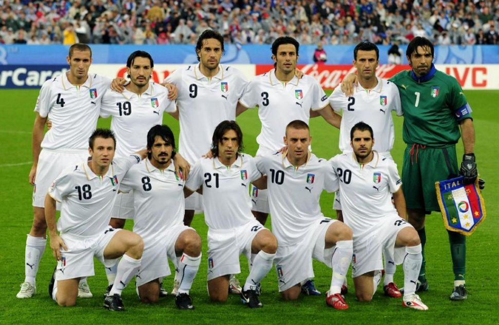 Áo đấu Italy 2008-2009-2010 away shirt jersey white