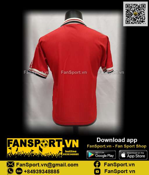 Áo đấu Manchester United Testimonial Munich 1998 Cantona shirt jersey