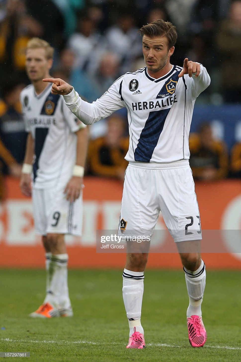 Áo đấu Beckham #23 LA Galaxy 2012-2013 home shirt jersey white