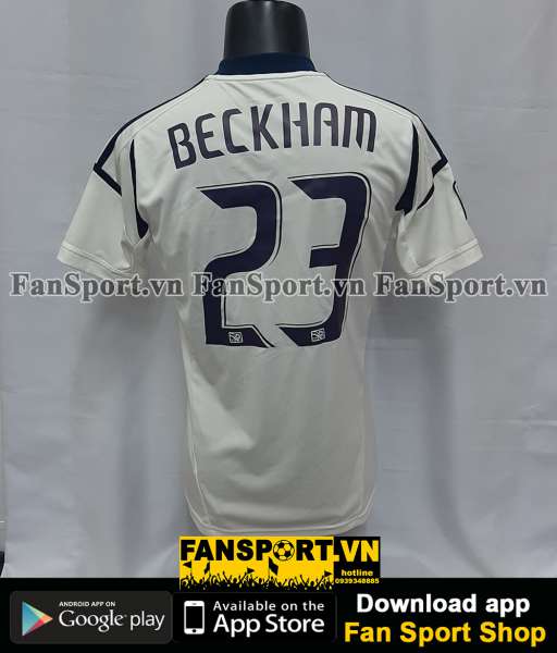 Áo đấu Beckham #23 LA Galaxy 2012-2013 home shirt jersey white