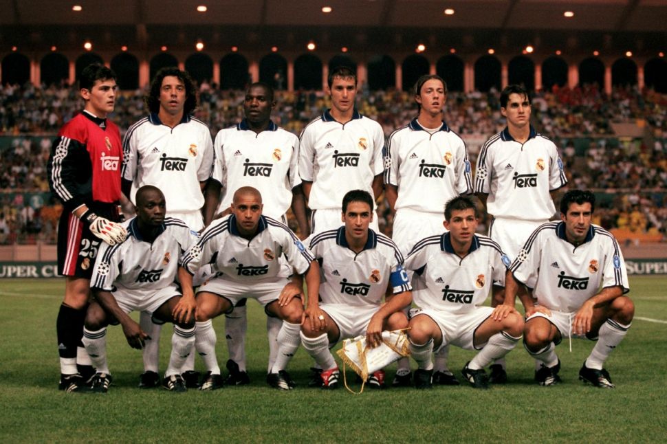 Áo đấu Real Madrid 2000-2001 home shirt jersey white 685331 Adidas