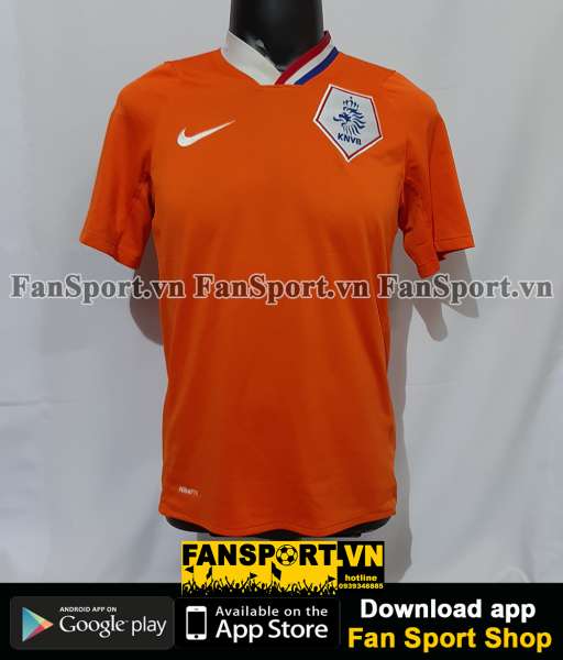 Áo đấu Netherlands 2008-2009-2010 home shirt jersey orange Holland Eur