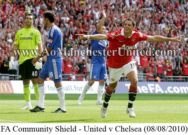 Áo đấu Manchester United Community Shield 2010 home shirt jersey red