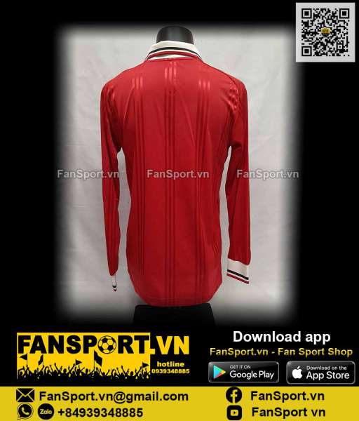 Áo Manchester United Treble 1999 icons teel shirt jersey DX9081 adidas
