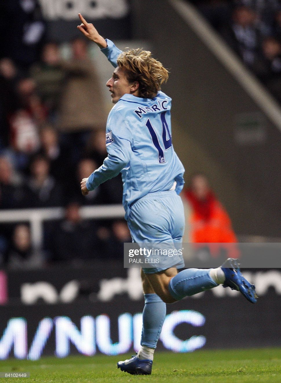 Áo đấu Modric #14 Tottenham 2008-2009 away shirt jersey blue