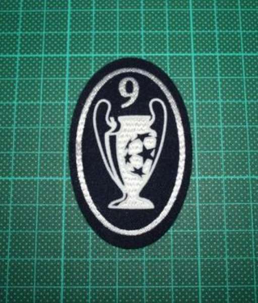 Patch Champion League times trophy 9 Real Madrid 2002-2012 badge