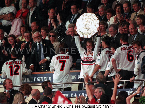 Áo đấu Beckham #7 Manchester United Charity Shield 1997 1998 1999 away