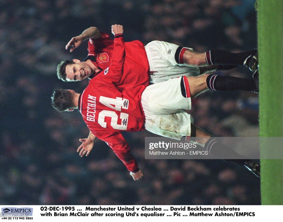 Áo đấu Beckham #24 Manchester United 1994-1995-1996 home red shirt