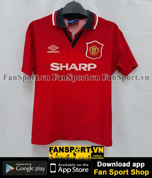 Áo đấu Beckham #28 Manchester United 1994-1995-1996 home shirt jersey