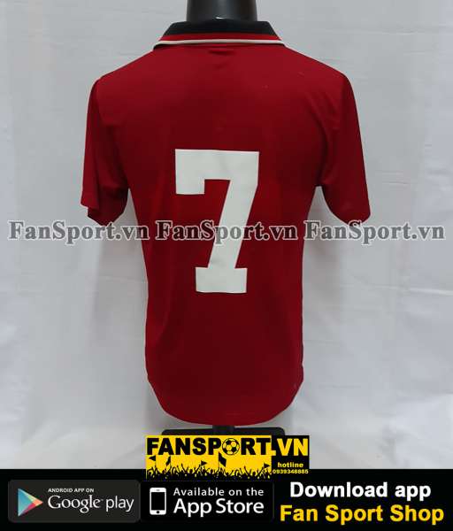 Áo đấu Beckham #7 Manchester United 1994-1995-1996 home shirt jersey