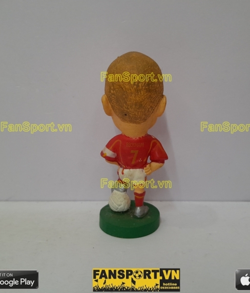 Tượng David Beckham 7 England 2006 2007 2008 away corinthian red PR126