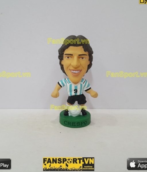 Tượng Hernan Crespo 9 Argentina 2002-2003-2004 home corinthian PRO576
