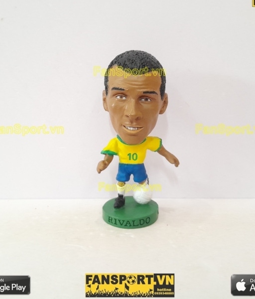 Tượng Rivaldo 10 Brazil 2000 2001 2002 home yellow corinthian PRO569