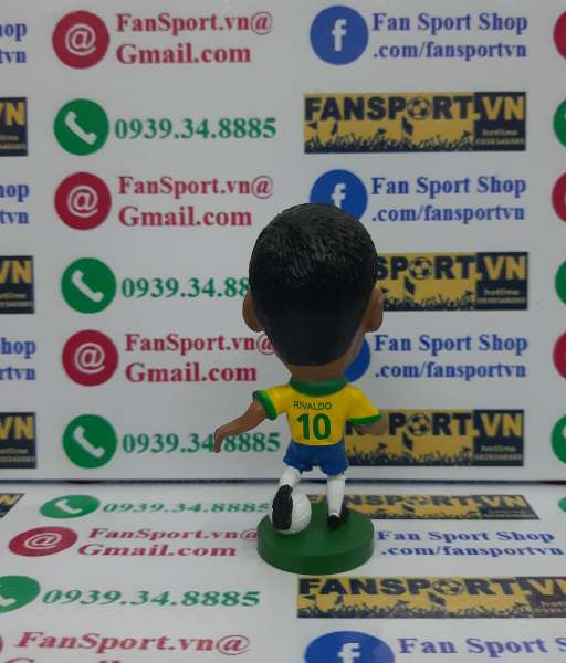 Tượng Rivaldo Brazil 1998-1999-2000 home yellow corinthian PRO569