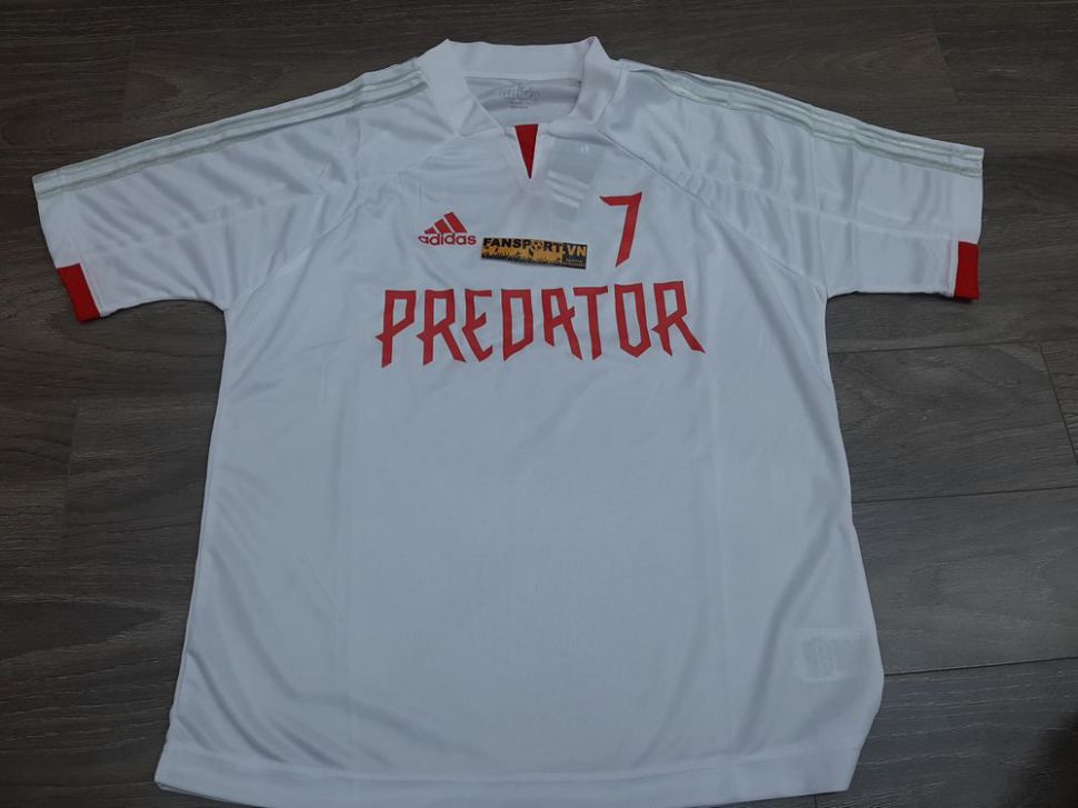 Áo đấu Beckham #7 Predator Adidas 20 years shirt white