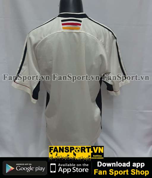 Áo đấu Germany 1998-1999-2000 home shirt jersey white Euro