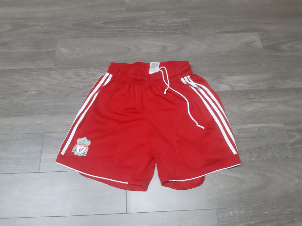 Quần cầu thủ Liverpool 2006-2007-2008 home red shorts