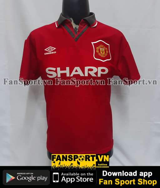 Áo đấu Beckham #28 Manchester United 1994-1995-1996 home shirt jersey