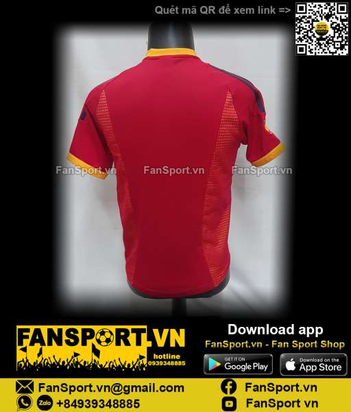 Áo đấu Spain 2002-2003-2004 home shirt jersey red 298547 Adidas