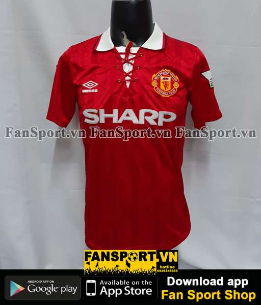 Áo đấu #14 Manchester United 1992-1993-1994 home shirt jersey red