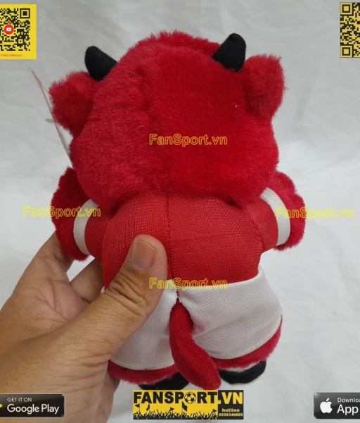 Thú bông 20cm Fred the Red mascot Manchester United red AIG