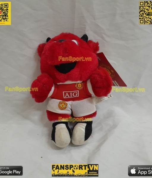 Thú bông 20cm Fred the Red mascot Manchester United red AIG